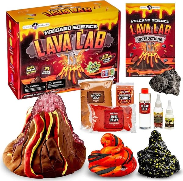 Fun Science Slime Kit for Kids 6-8 - Glow in the Dark Experiments