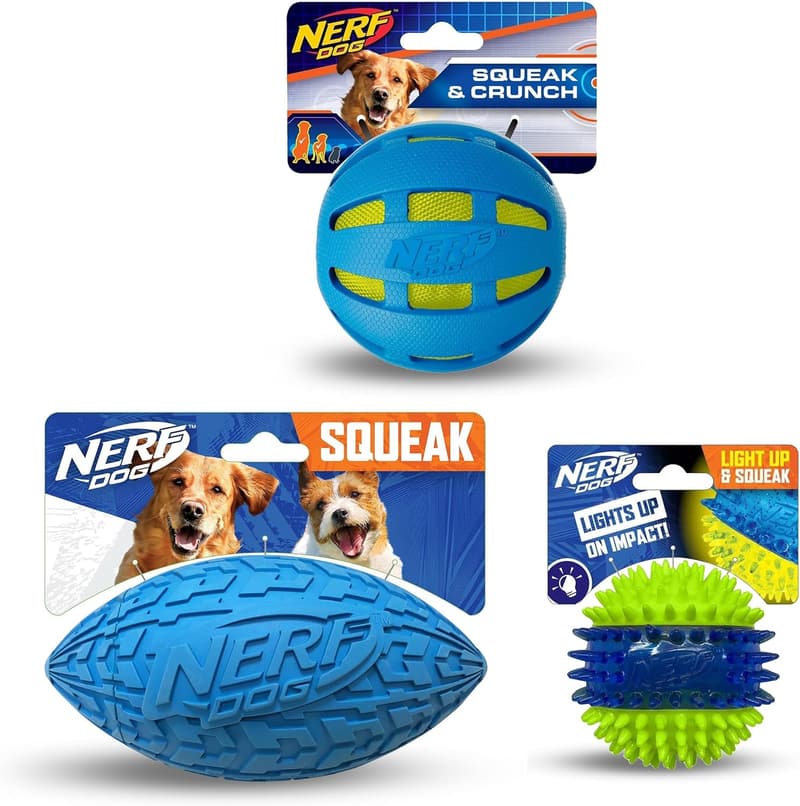 Outdoor Dog Toy Gift Set - 3-Piece Fetch Toys