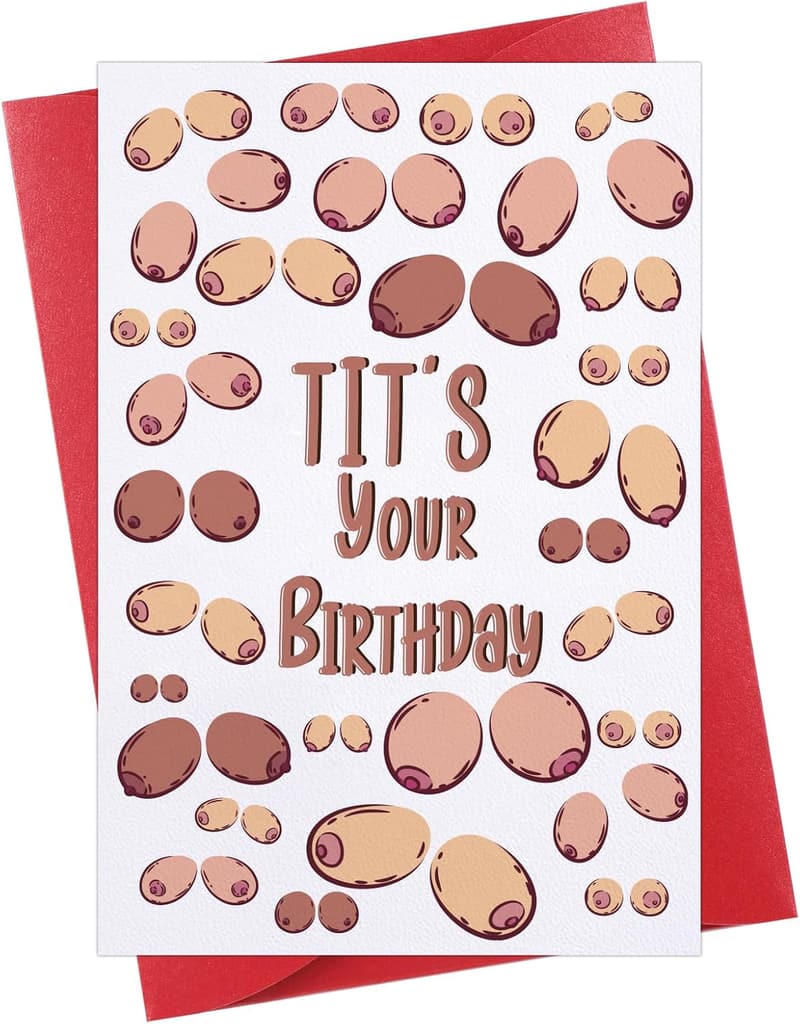 Funny Birthday Card for Him - Inappropriate Adult Humor