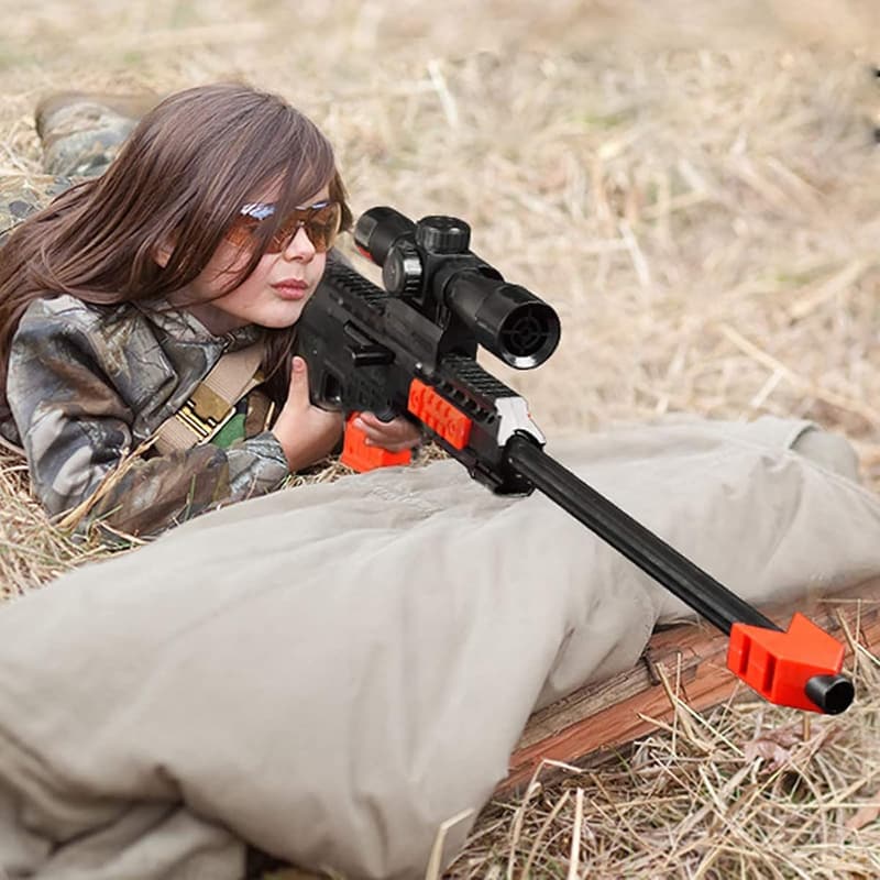 Realistic Barrett Sniper Foam Blaster with Scope for Boys and Teens