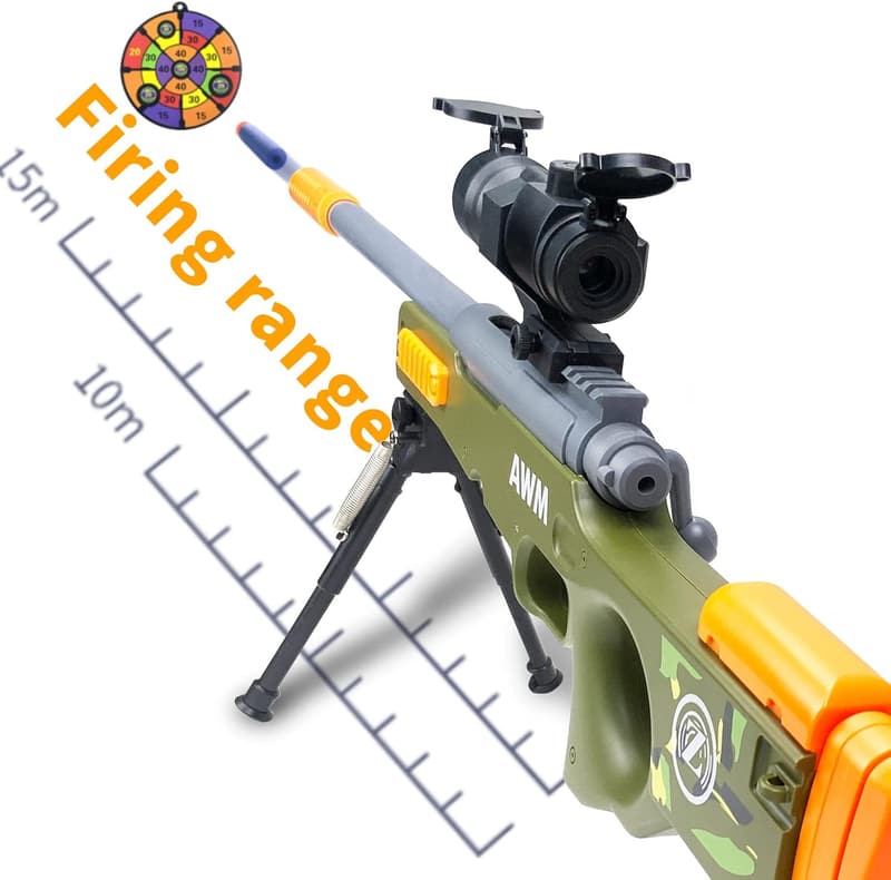 AGM MASTECH Foam Blaster Set with 40 Darts & 12 Shells