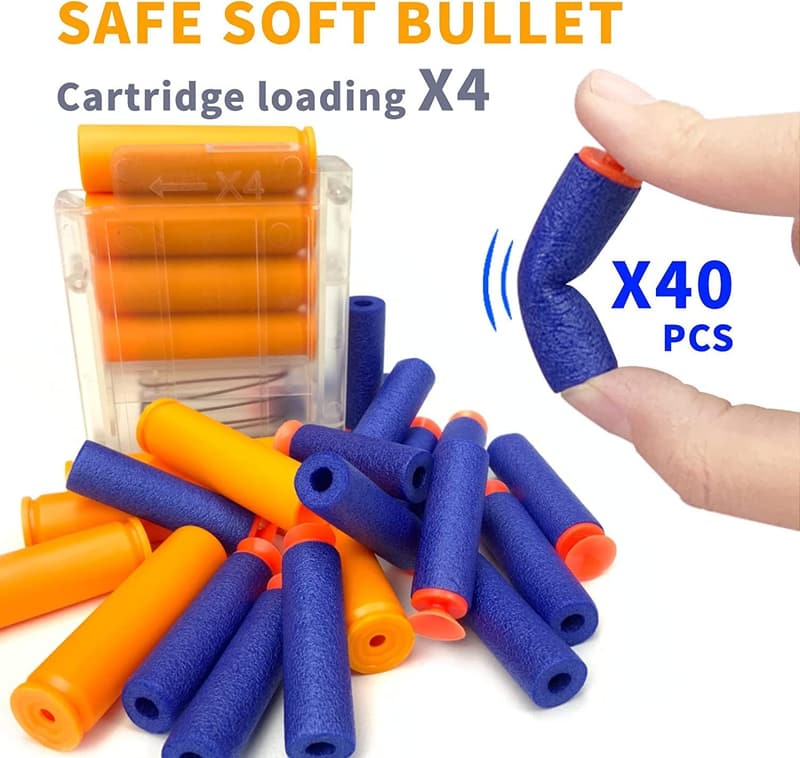AGM MASTECH Foam Blaster Set with 40 Darts & 12 Shells