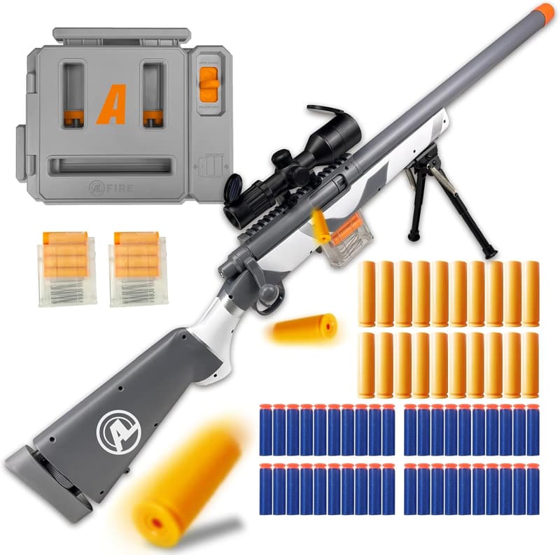 M24 Shell-Ejecting Foam Blaster with Enhanced Scope