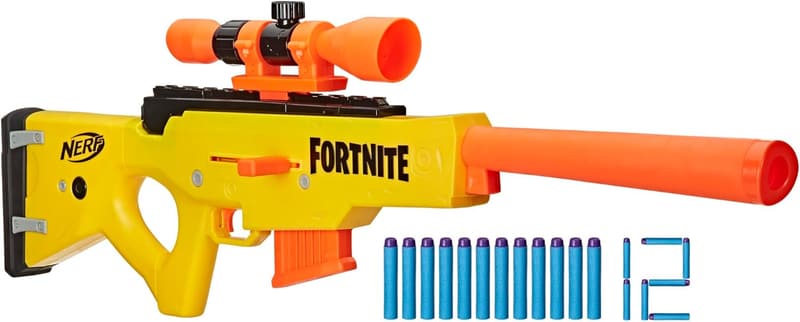 Fortnite Nerf BASR-L Bolt Action Blaster with Scope & Darts