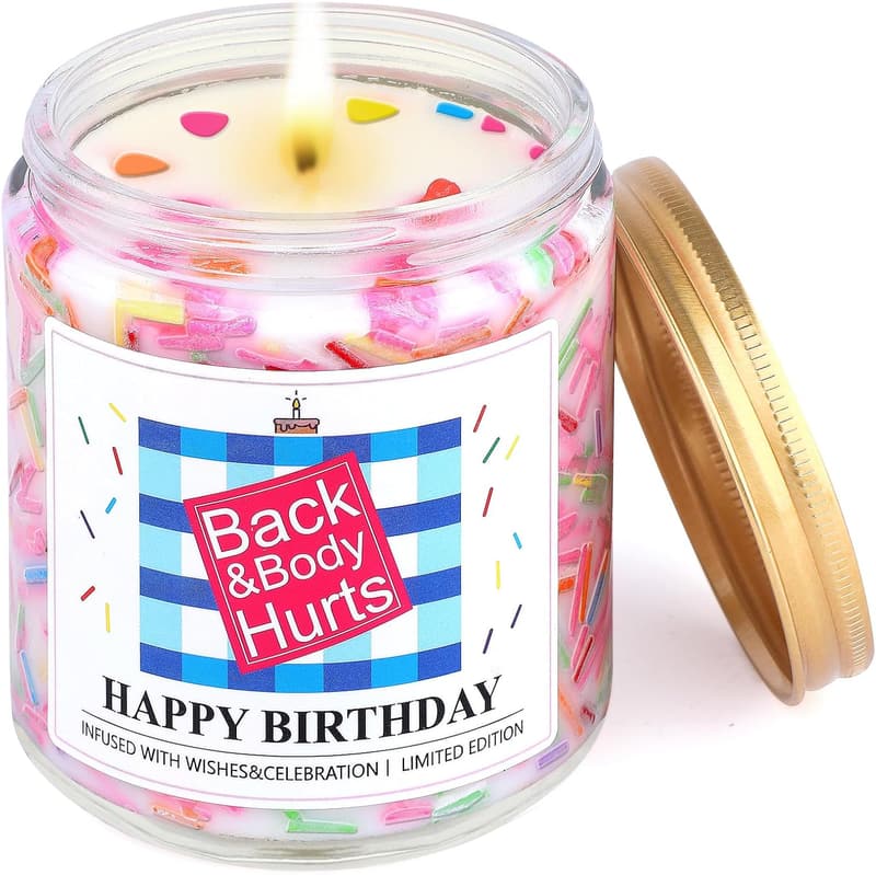 Unique Birthday Candle Gift for Men & Women