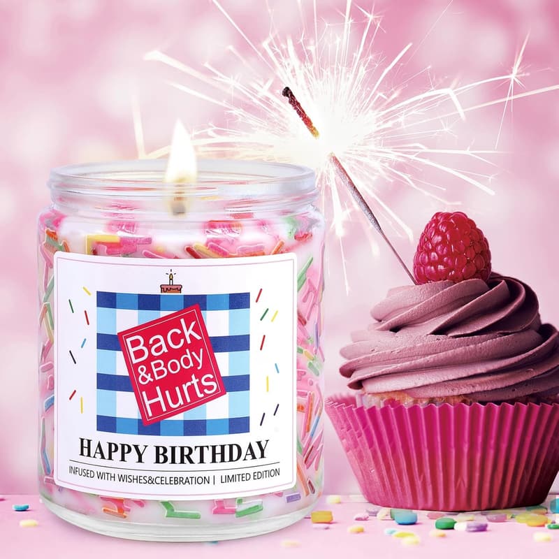 Unique Birthday Candle Gift for Men & Women