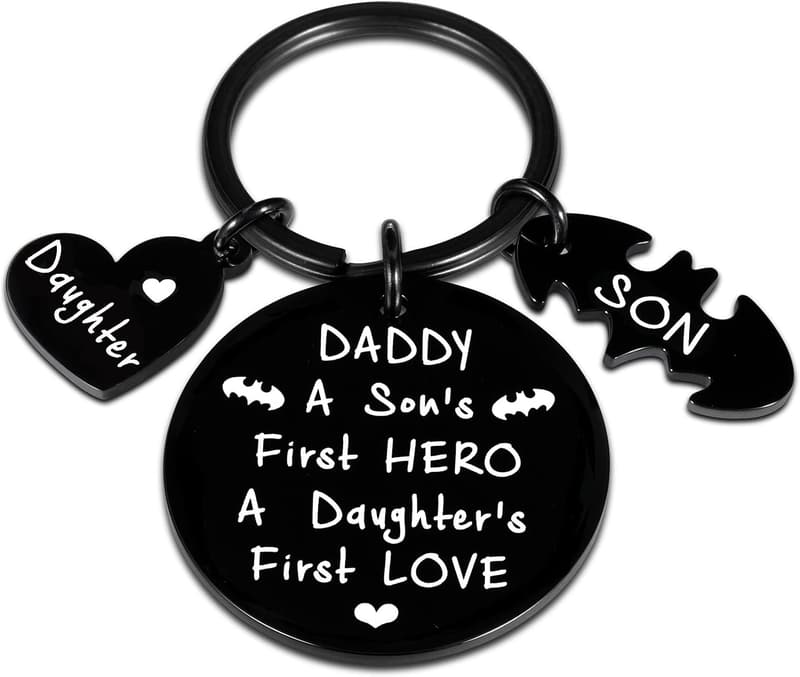 Father's Day Keychain Gift from Kids to Dad