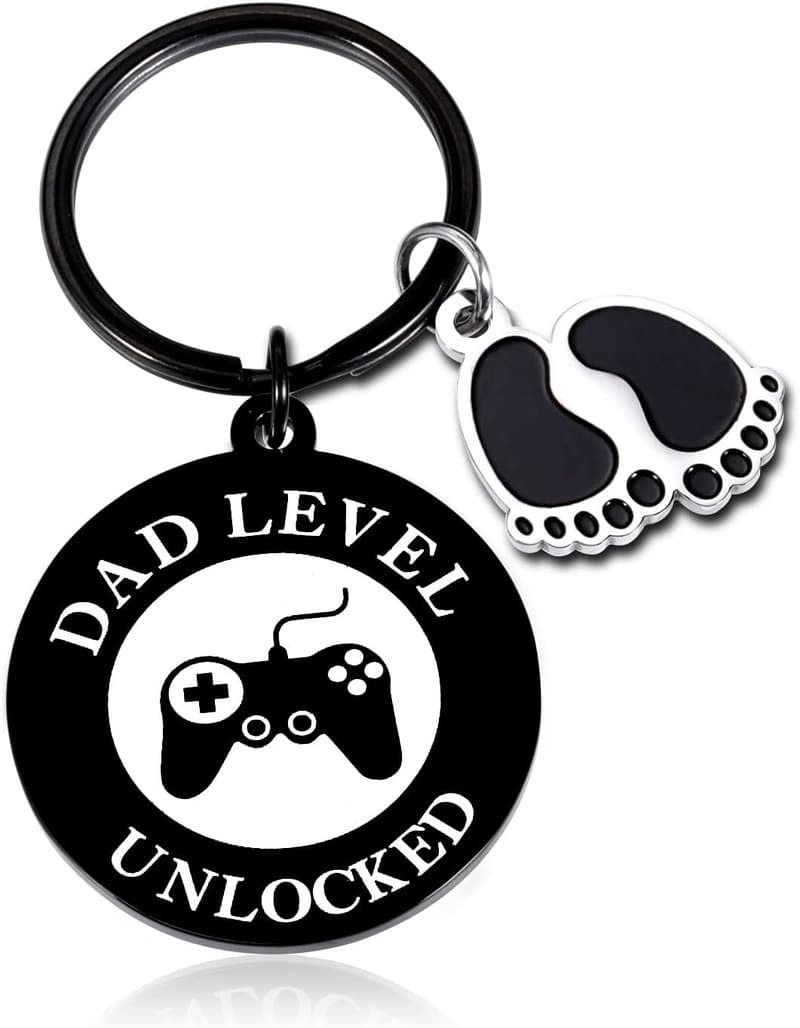 First Father's Day Keyring Gift for New Dads from Wives