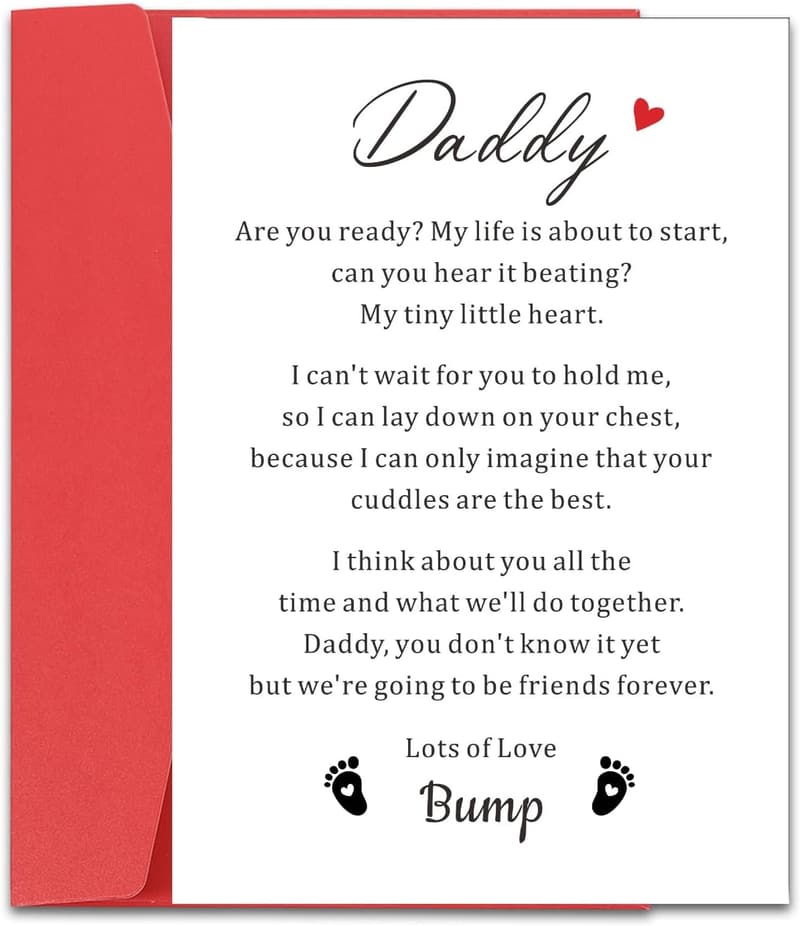 New Dad Gift Card for Expecting Fathers