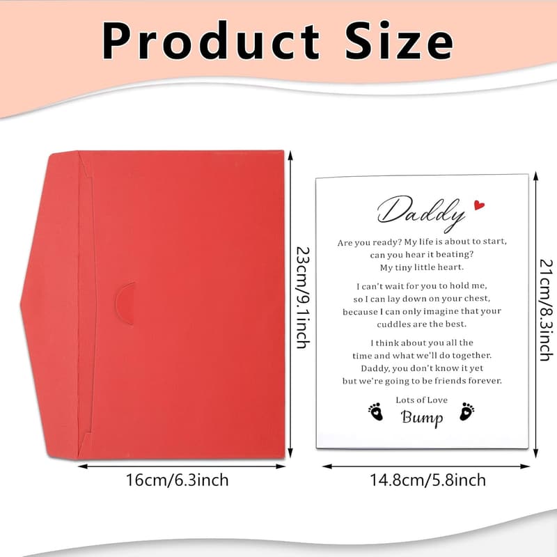 New Dad Gift Card for Expecting Fathers
