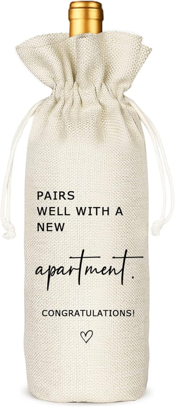 Housewarming Wine Bag - Perfect New Home Gift for Couples