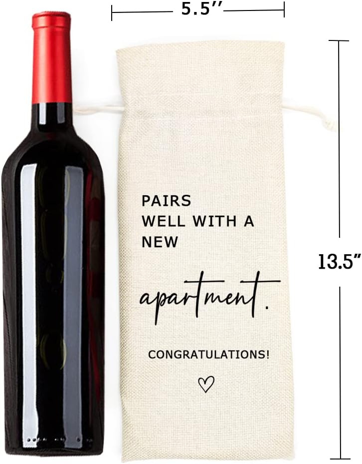 Housewarming Wine Bag - Perfect New Home Gift for Couples