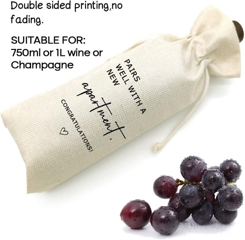 Housewarming Wine Bag - Perfect New Home Gift for Couples