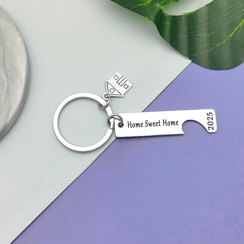 Housewarming Keychain Set for New Homeowners 2025