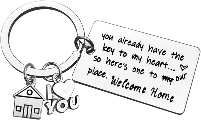 New Home Keychain for Couples – Perfect Housewarming Gift