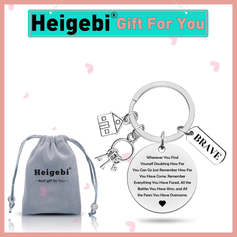 Housewarming Gift: Our First Home Keychain for New Homeowners