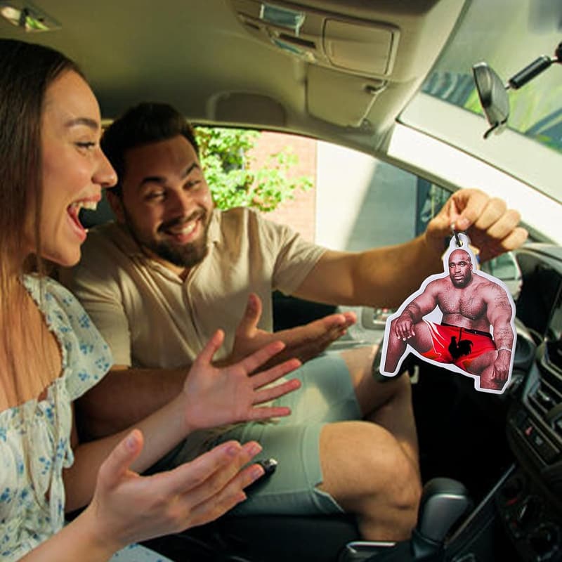 Valentine's Day Car Air Freshener - New Car Scent Gift for Couples