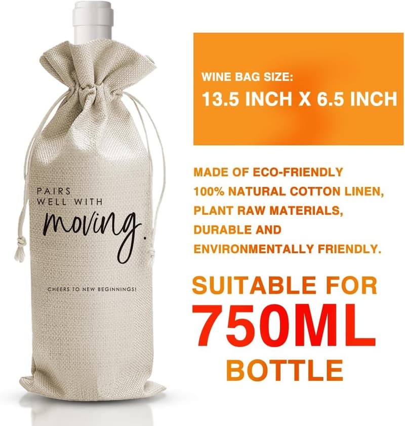 Housewarming Gift: Wine Bag for New Homeowners