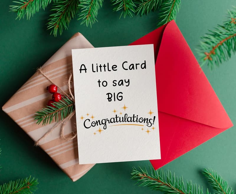 Retirement Congratulations Card with Red Envelope