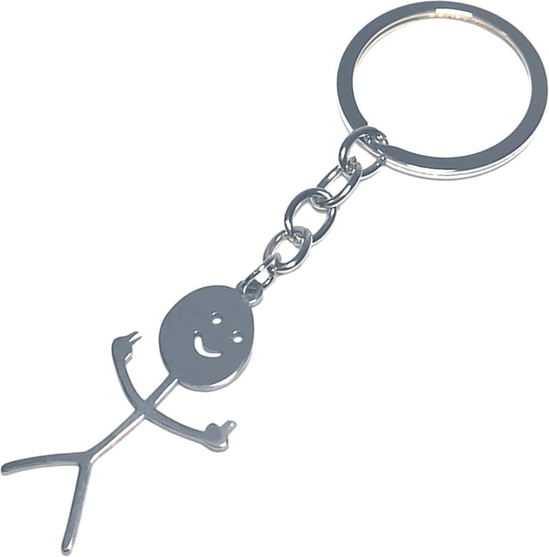 Middle Finger Keychain - Funny Gift for Men and Women