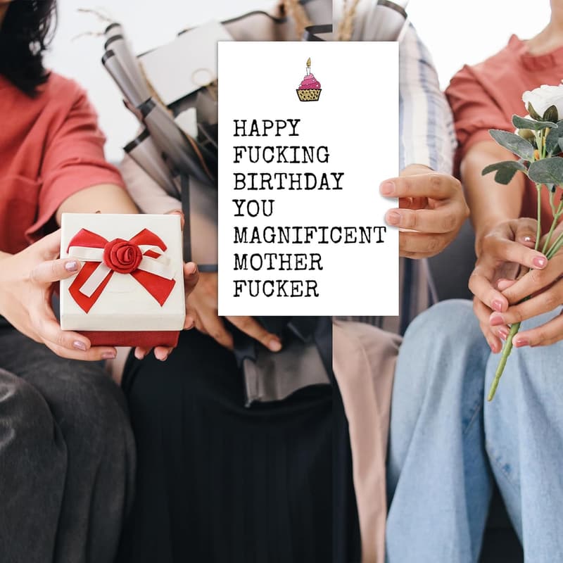 Funny Birthday Card for Men - Humorous Gift for Friends