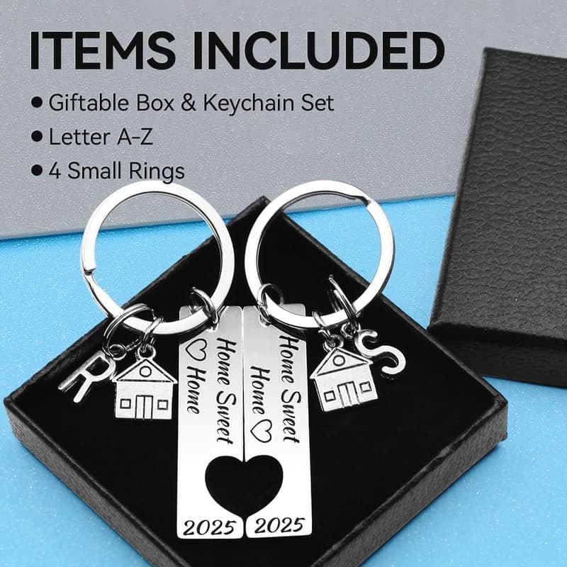 Personalized Keychain for New Home - Ideal Housewarming Gift