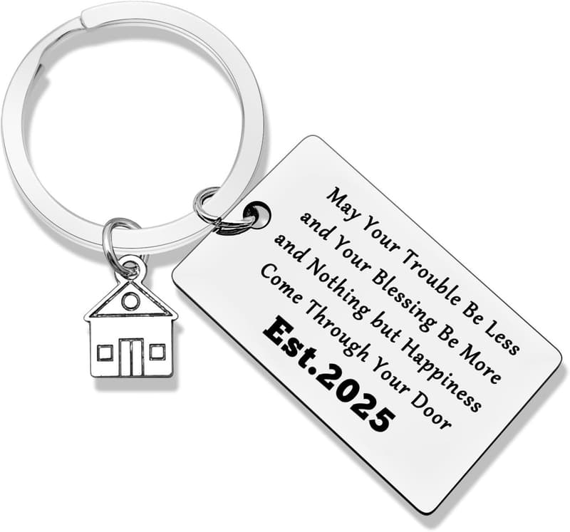 Housewarming Keychain Gift for New Homeowners 2025