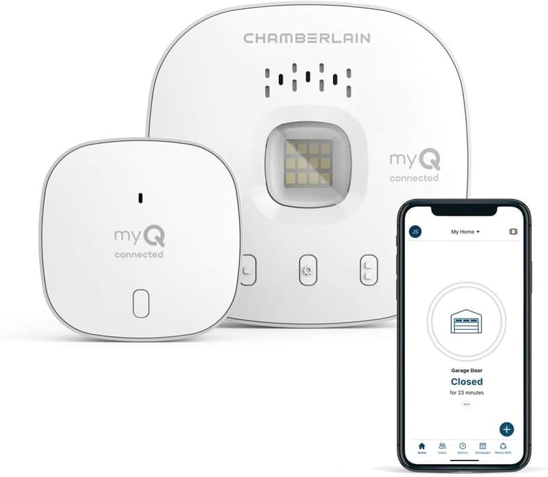 Smart Garage Hub with WiFi & Bluetooth Control