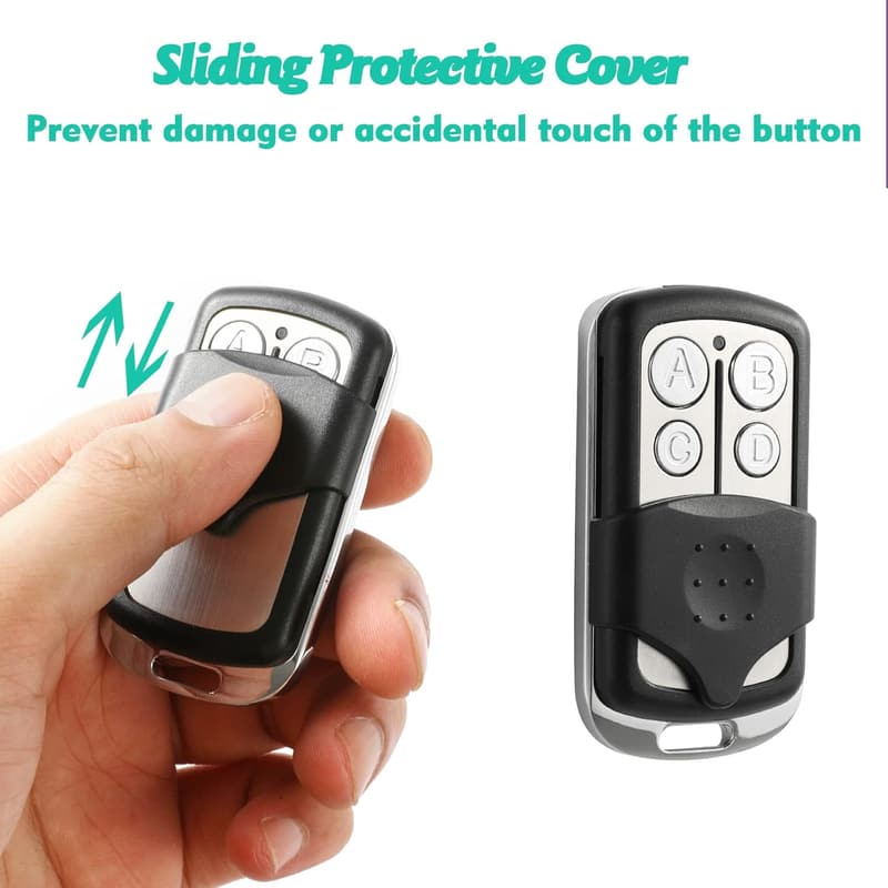 Garage Door Opener Keychain Remote - 2 Pack, Compatible with LiftMaster