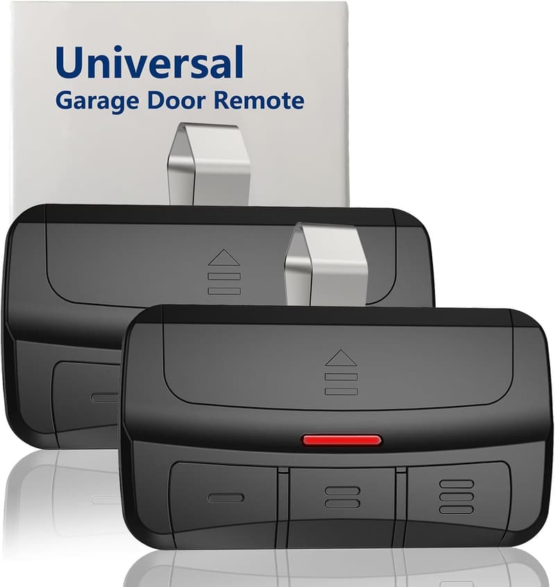 Universal Garage Door Opener Remote - 3-Button DIP Switch Compatible