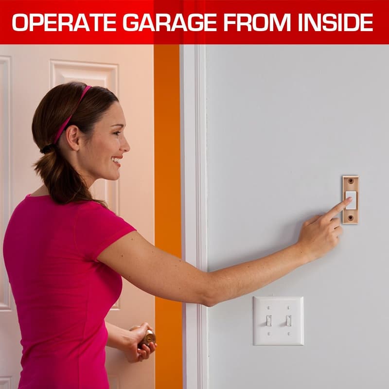 Universal Garage Door Opener Wall Push Button - Indoor Use