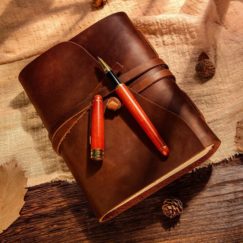 Luxury Rosewood Ballpoint Pen Set - Elegant Gift for Executives
