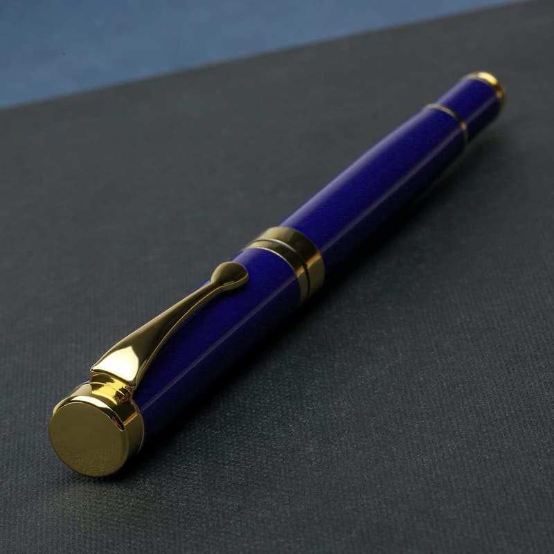 Luxury Ballpoint Pen Gift Set for Men & Women - Classy Blue Gold