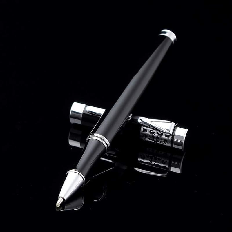 Luxury Ballpoint Pen Set in Gift Box - Black Gel Ink for Graduation & Birthdays