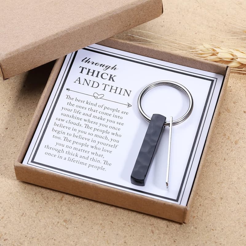 Friendship Keychain for Best Friend or Partner Gifts