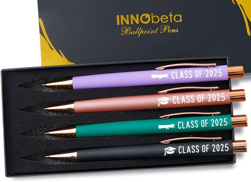 Graduation Gift: Class of 2025 Inspirational Ballpoint Pen Set