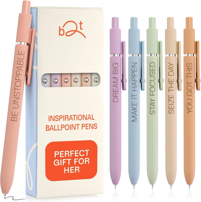 Inspirational Pen Set for Women – Motivational Office Gifts