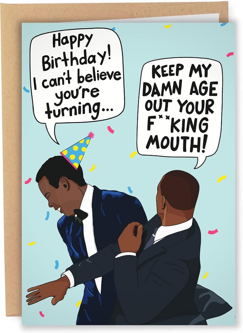 Humorous Birthday Card: 