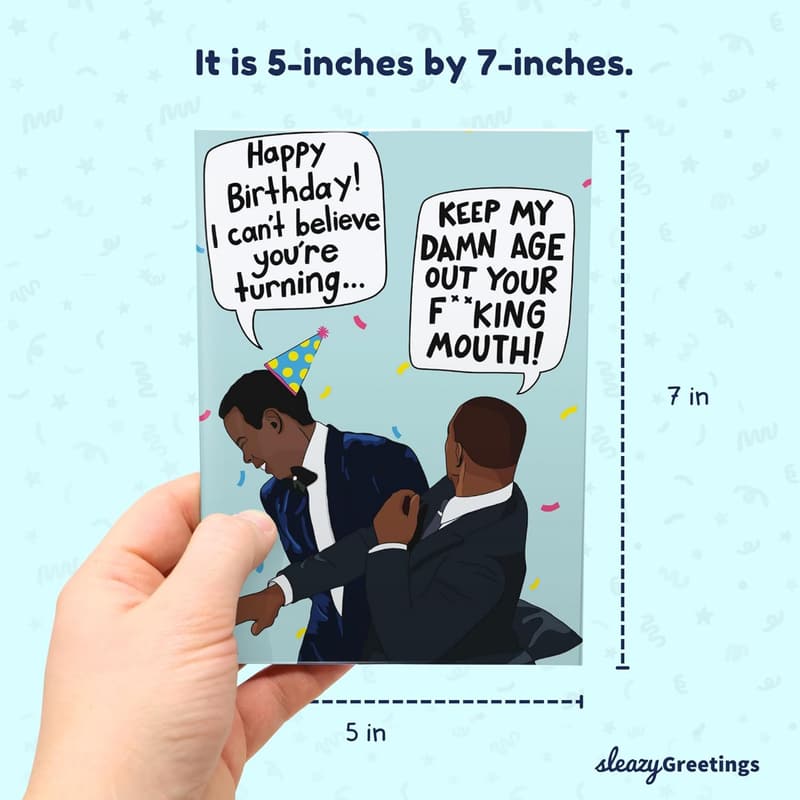 Humorous Birthday Card: 