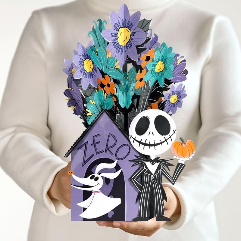 The Nightmare Before Christmas Flower Bouquet - Disney Pop-Up Design