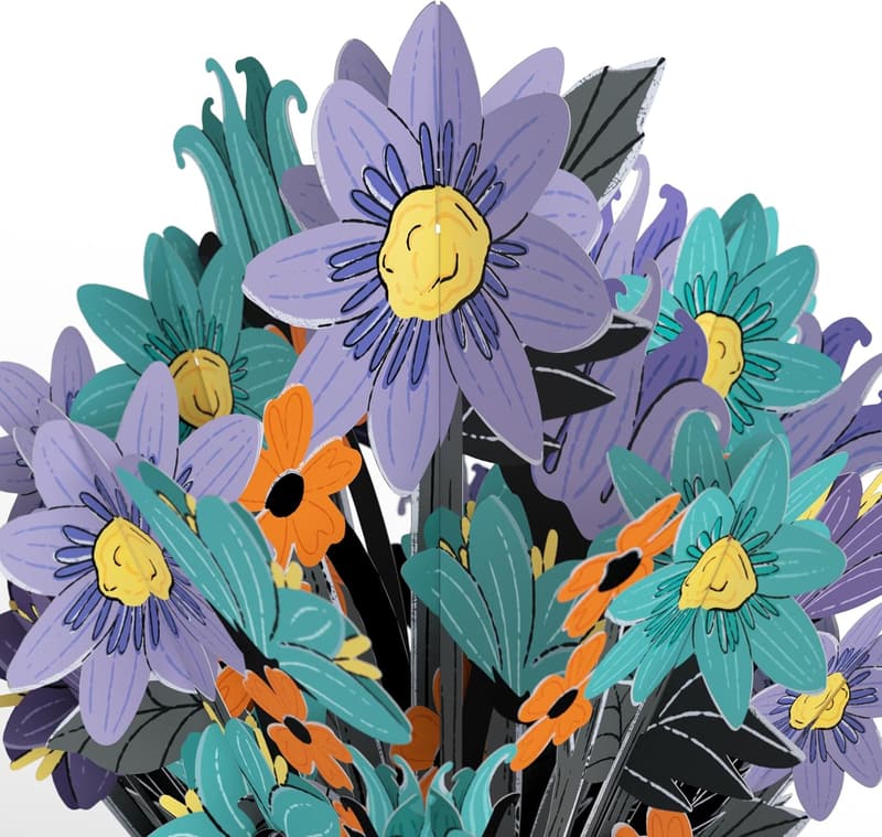 The Nightmare Before Christmas Flower Bouquet - Disney Pop-Up Design
