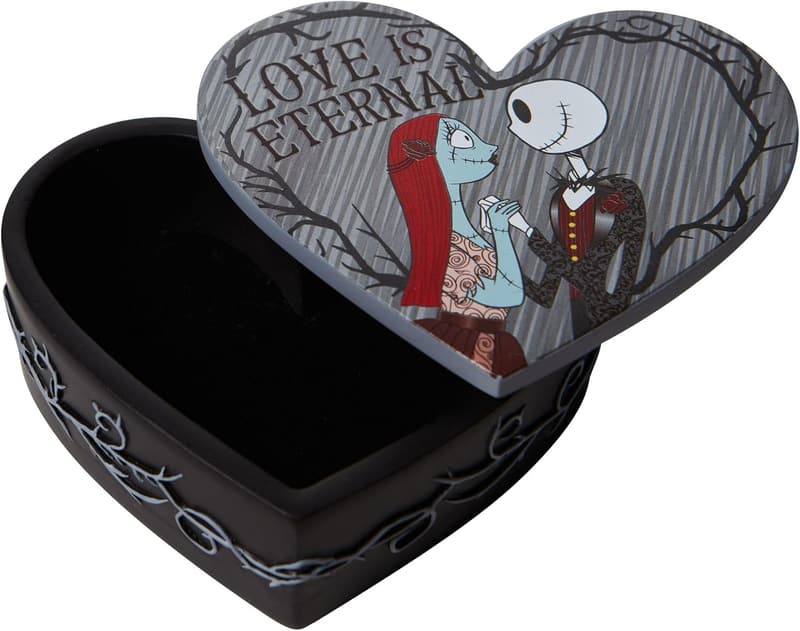 Disney Nightmare Before Christmas Jewelry Trinket Box - Jack & Sally