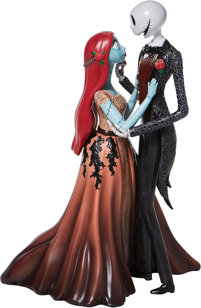Nightmare Before Christmas Jack & Sally Embrace Figurine - 9.5