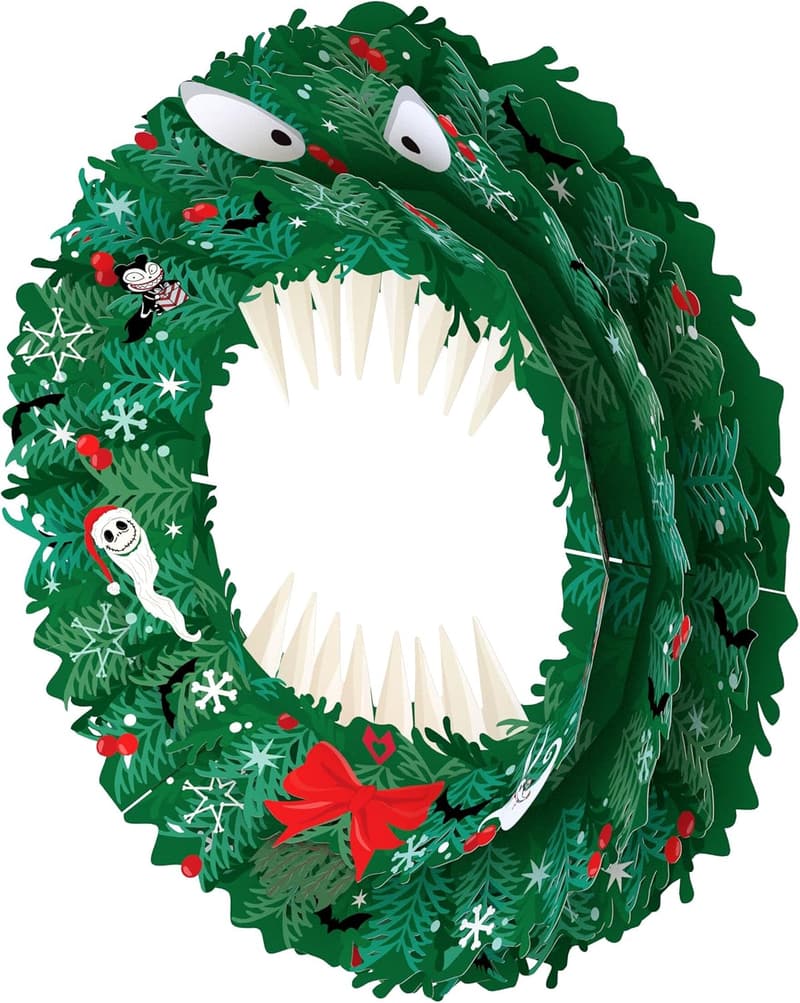 Tim Burton's 3D Nightmare Before Christmas Holiday Wreath