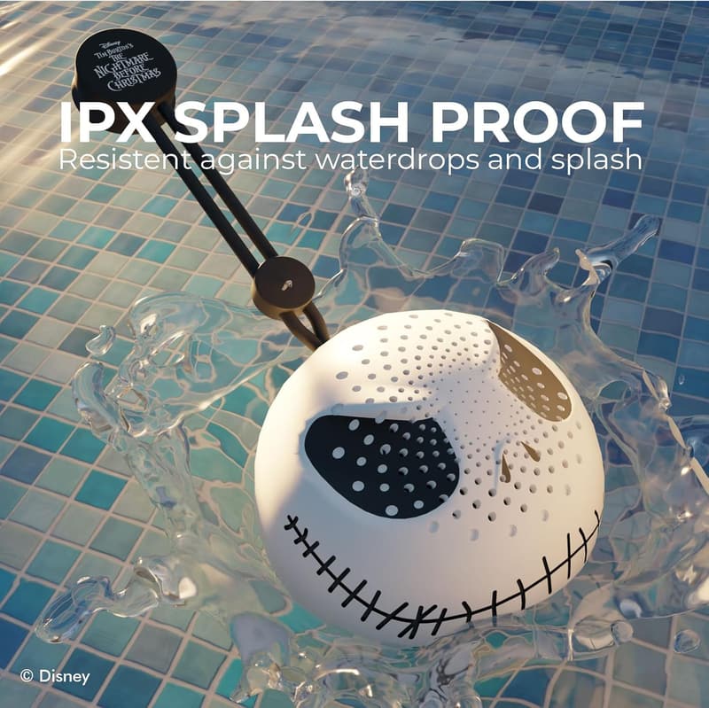 Disney Jack Skellington Bluetooth Shower Speaker - Water Resistant