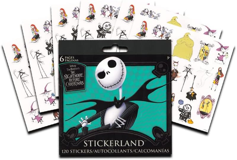 Nightmare Before Christmas Wall Clock & Sticker Set for Fans