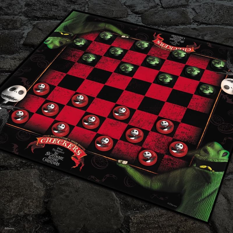 The Nightmare Before Christmas Checkers Game | Jack vs. Oogie | Ages 6+