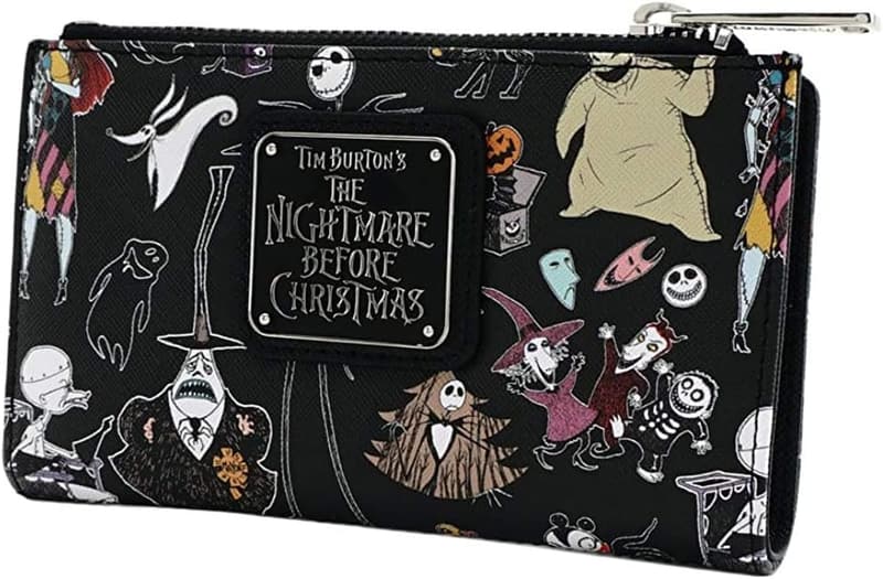 Disney Nightmare Before Christmas Character Print Bi-Fold Wallet