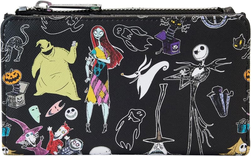 Disney Nightmare Before Christmas Character Print Bi-Fold Wallet