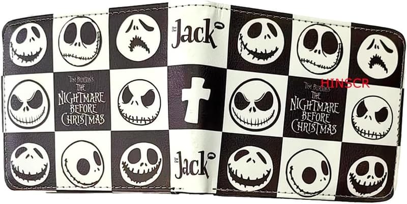 The Nightmare Before Christmas Bi-fold Wallet for Men in PU Leather